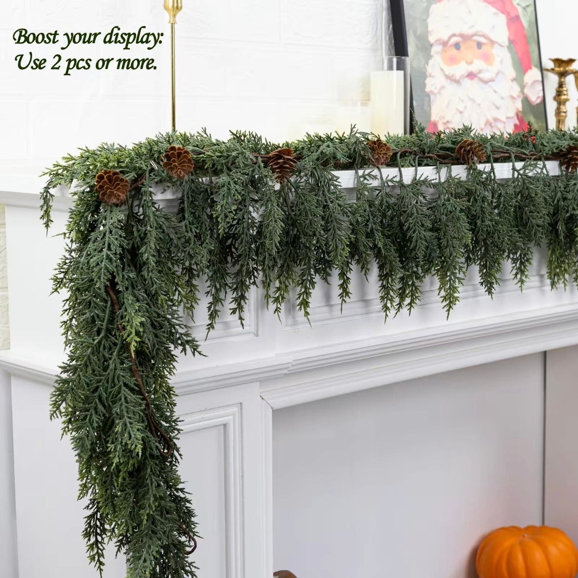 Hearth & Cedar™ – Lush Artificial Cedar Garland