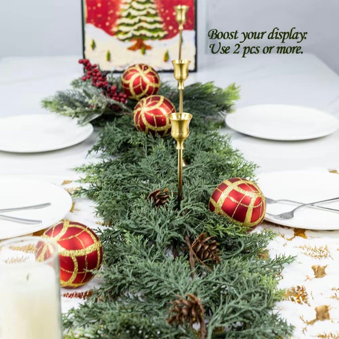 Hearth & Cedar™ – Lush Artificial Cedar Garland