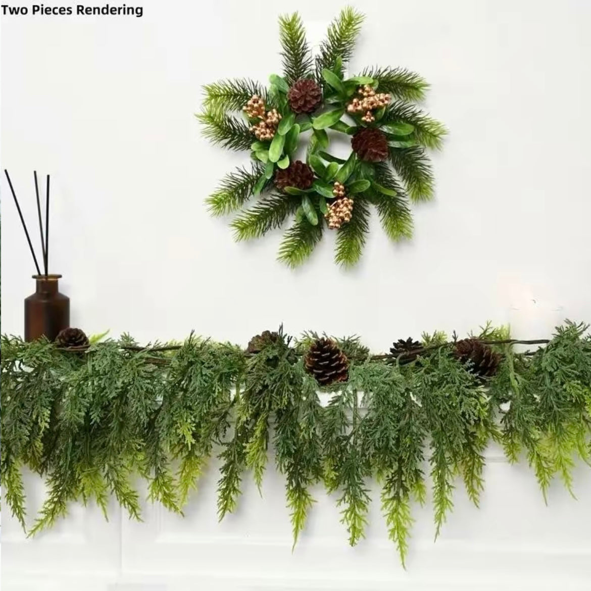 Hearth & Cedar™ – Lush Artificial Cedar Garland