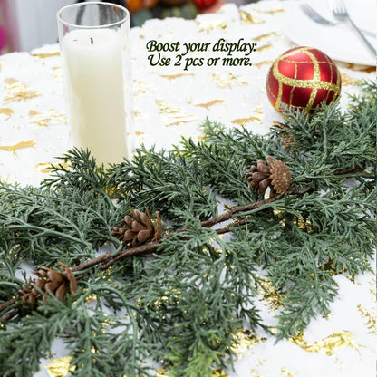 Hearth & Cedar™ – Lush Artificial Cedar Garland